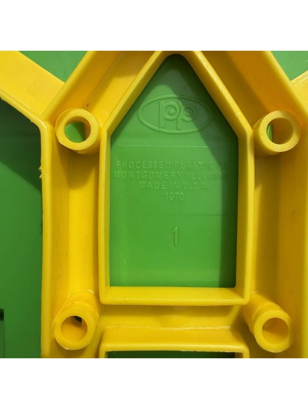Vintage Processed Plastic Co. Recycling Lift Truck Toy Chevy GMC 1970 USA Made